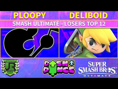 Dash Dance LOSERS TOP 12 - Ploopy (G&W) vs deliboid (Toon Link) - Smash Ultimate