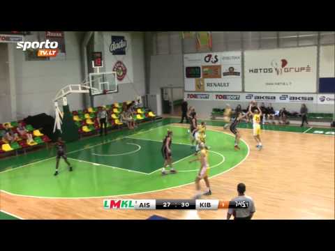 SportoTV.lt:LMKL Kauno "Aistės LSU Paradis" - Vilniaus Kibirkštis VIČI" rungtynės 2015 03 03