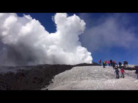 Explosion at Mount Etna Injures Ten