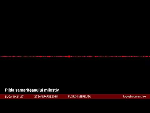 Pilda samariteanului milostiv | Luca 10:21-37 | Florin Mereuță