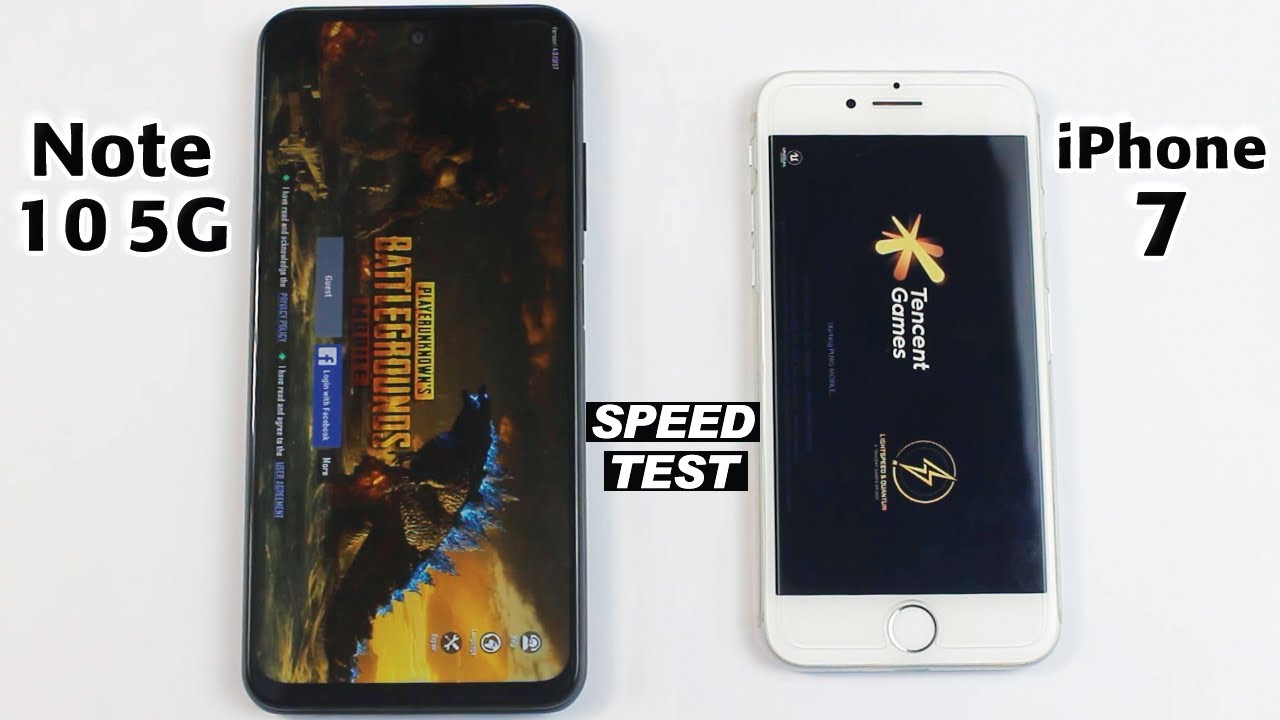 Redmi Note 10 5G vs iPhone 7 - Speed Test! OMG 🤦‍♀️