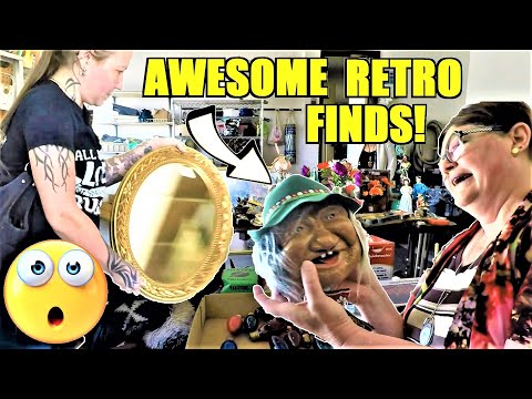 Ep464:  YOU WON'T BELIEVE THE AMAZING RETRO & VINTAGE FINDS AT THIS GARAGE SALE 🤯 YARD SALE WITH ME