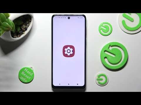 How to Turn On / Turn Off the Adaptive Brightness on a MOTOROLA Moto E32s - Automatic Brightness