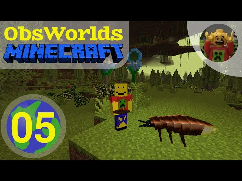 Jim Plays ObsWorlds Minecraft E05 - Hungry Creepy Crawlies