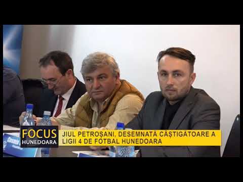 JIUL PETROȘANI, DESEMNATĂ CÂȘTIGĂTOARE A LIGII 4 DE FOTBAL HUNEDOARA