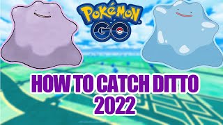 HOW TO CATCH A DITTO GUARANTEED IN POKEMON GO 2022!! APRIL 2022!!