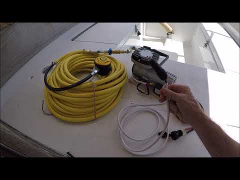 DIY $300 Dive Hookah for Boat Bottom Cleaning