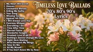 Heartfelt Romantic Songs 💖 The Best Love Ballads Of All Time