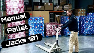 How to use a manual pallet jack