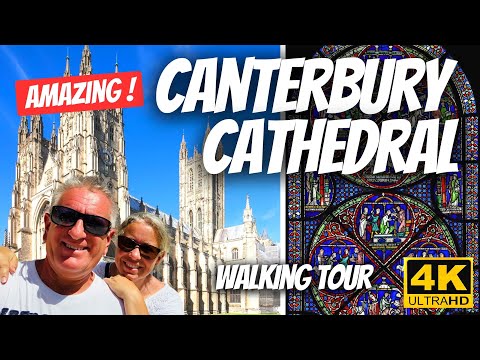 Canterbury Cathedral Kent Travel Guide & Walking Tour World Heritage, Campervan Motorhome Vanlife 4K