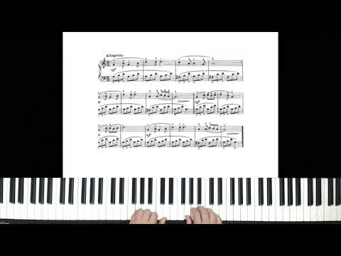 Czernyana - fascicolo I - n. 20 - Allegretto - piano tutorial by Antonio De Angelis