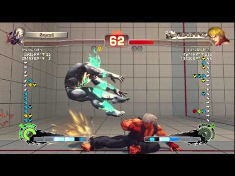 SSF4 AE Ver. 2012: Roxas [Seth] vs. kixskixs1121 [Ken] - PSN Ranked Match