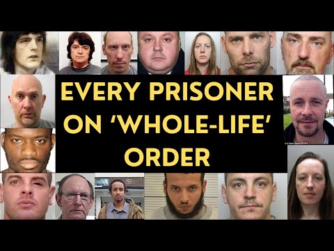 Every UK PRISONER serving a WHOLE LIFE ORDER #crime