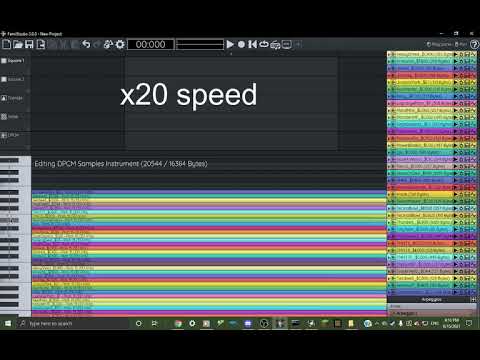 Using all the DCPM samples from famitracker