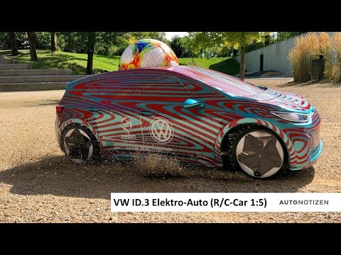 VW ID.3 Elektroauto: Erste Fahrt im Maßstab 1:5 - R/C Car-Review