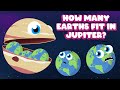 Comparing Jupiter Earth By Size Learning Songs For Kids KLT