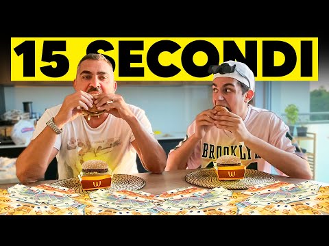 Se lo MANGI in 30 secondi vinci ****€