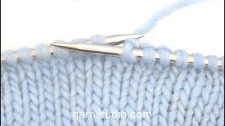 Video thumbnail for Jak przerabiać oczka prawe – metoda angielska