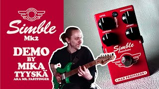 Video thumbnail for Simble Overdrive Mk2 x Mika Tyyskä (Mr. Fastfinger) by Mad Professor Amplification