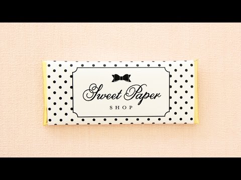 How To Wrap a Hershey 1.55 oz Candy Bar with Personalized Wrapper and Foil