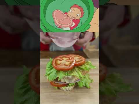 Ponyo's Sandwich 🥪 from Studio Ghibli #ponyo #sandwich #studioghibli #anime