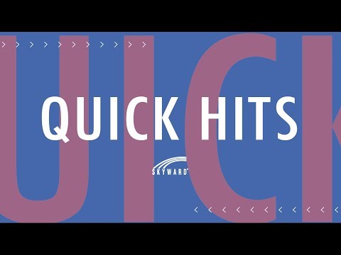 Quick Hits Textbook Tracking