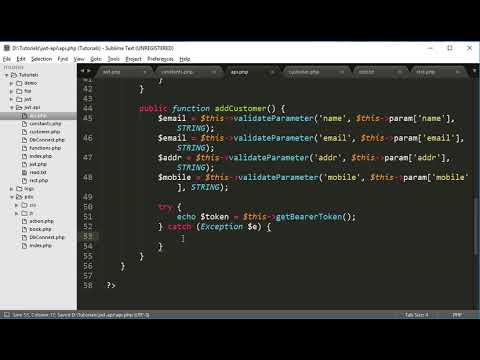 REST API Development Part 8 Decode JWT token