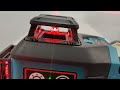 Makita Akumuliatorinis 360° CXT® lazerinis nivelyras SK700D 12Vmax • Raudono spindulio • 25 m