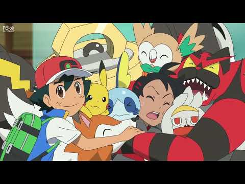 Pokémon - Ash reencontra seus Pokémon de Alola! 😍 (Dublado)