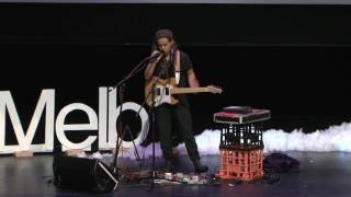 Video thumbnail of "Finding a place through music | Tash Sultana | TEDxUniMelb"