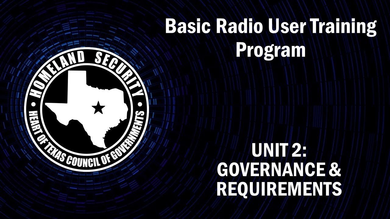Basic Radio User Course - Unit 2