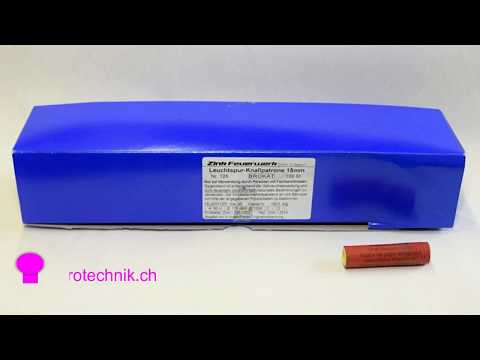 Knallpatrone Brokat Nr. 725 von Zink im Feuertopf mit 7 Stk