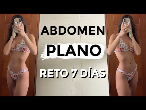 EJERCICIOS PARA ABDOMEN Y CINTURA! Rutina Para Abdomen Plano & Cintura Pequeña! *RETO 7 DÍAS*
