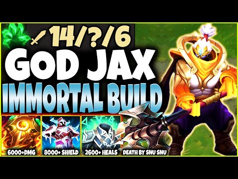 New Immortal UNLEASHED ~ Meet Immortal Jax Build **1v5 IS NOT THE LIMIT** 🔥 LoL Top Jax s12 Gameplay