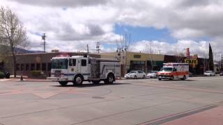 preview picture of video 'Kern County Fire and HALL EMS Responding in Tehachapi'