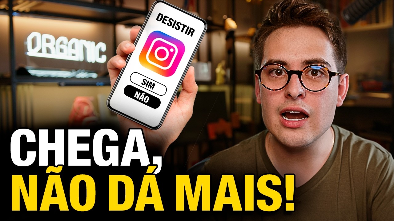 Assista esse vídeo ANTES DE DESISTIR do seu INSTAGRAM!