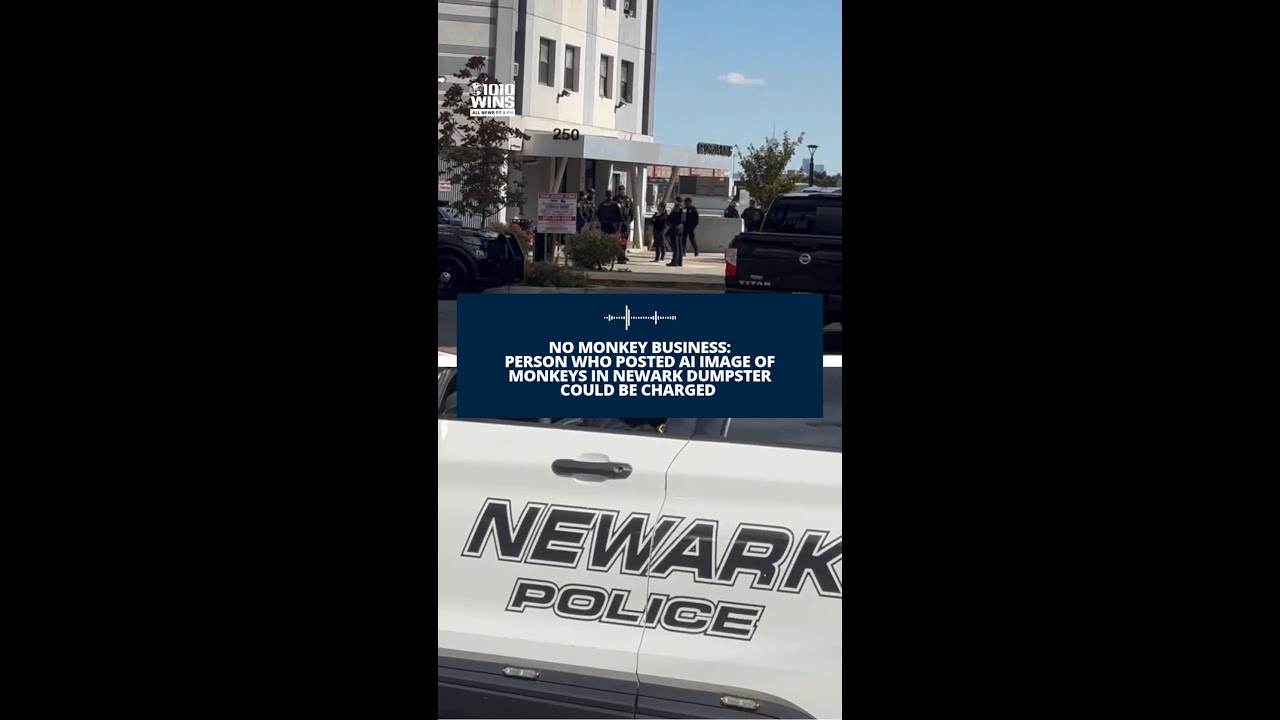 NO MONKEY BUSINESS: Person who posted AI image of monkeys in Newark dumpster could be charged