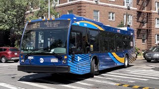 MTA: 2023 NovaBus LFS Smart Bus Low Floor [8964] Q64 bus!