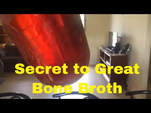 Secret to Great Bone Broth