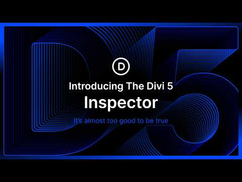 This New Divi 5 Feature Is 🤯 (Inspector)