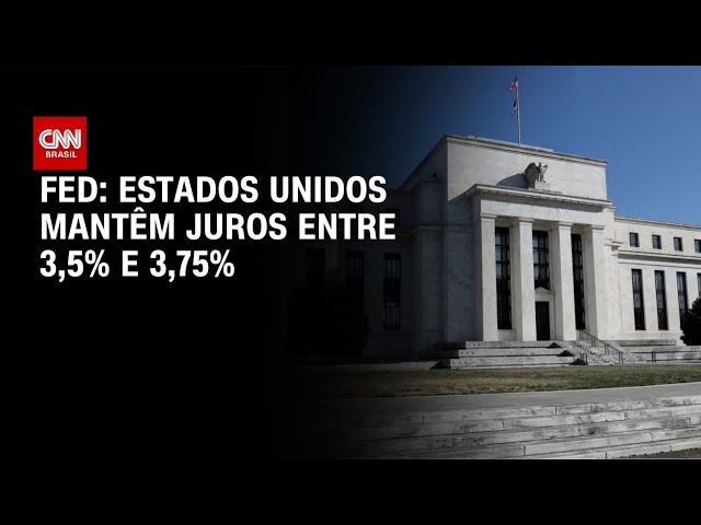 Fed mantém juros nos EUA entre 3,5% e 3,75% | CNN 360°