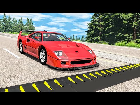 Massive Spike Strip Pileup Crashes #68 – BeamNG Drive | CrashBoomPunk