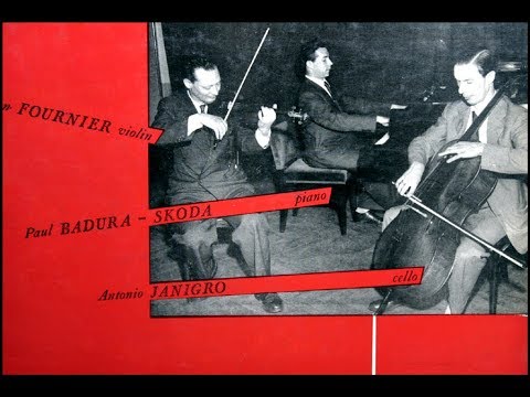 Mozart / Fournier / Janigro / Badura-Skoda, 1955: Trio in B flat Major K254 (WESTMINSTER VINYL)