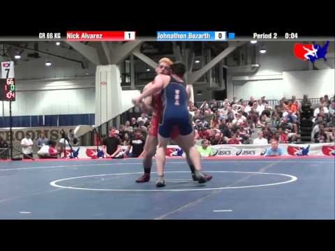 Nick Alvarez vs. Johnathon Bozarth at 2013 Las Vegas/ASICS U.S. Open