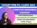 COMPUTER Awareness strategy for BANK EXAMS 2024 in Telugu #rrbpo #rrbclerk