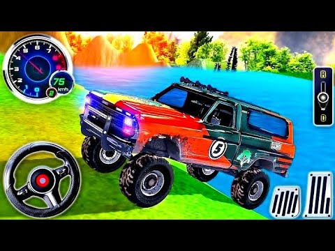 Offroad 4x4 Driving Jeep Simulator - SUV Mudding Stunts Drive Vehicles - Android GamePlay