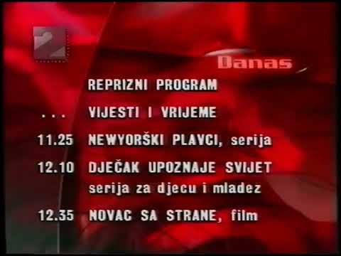 [1080p60] HTV2 - TV raspored i odjava programa (prosinac 2000.)