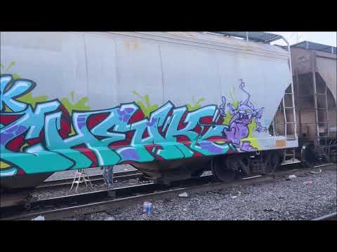 Los Angeles Graffiti - Jan 2025 - The Streets Are Under Attack - WAI CREW Painting #graffiti