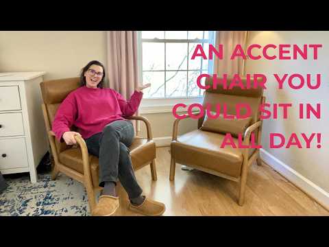 Mid Century Modern Accent Chairs--Gorgeous and supportive??