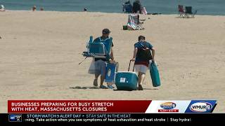 Busy stretch expected at Hampton Beach amid extreme heat
